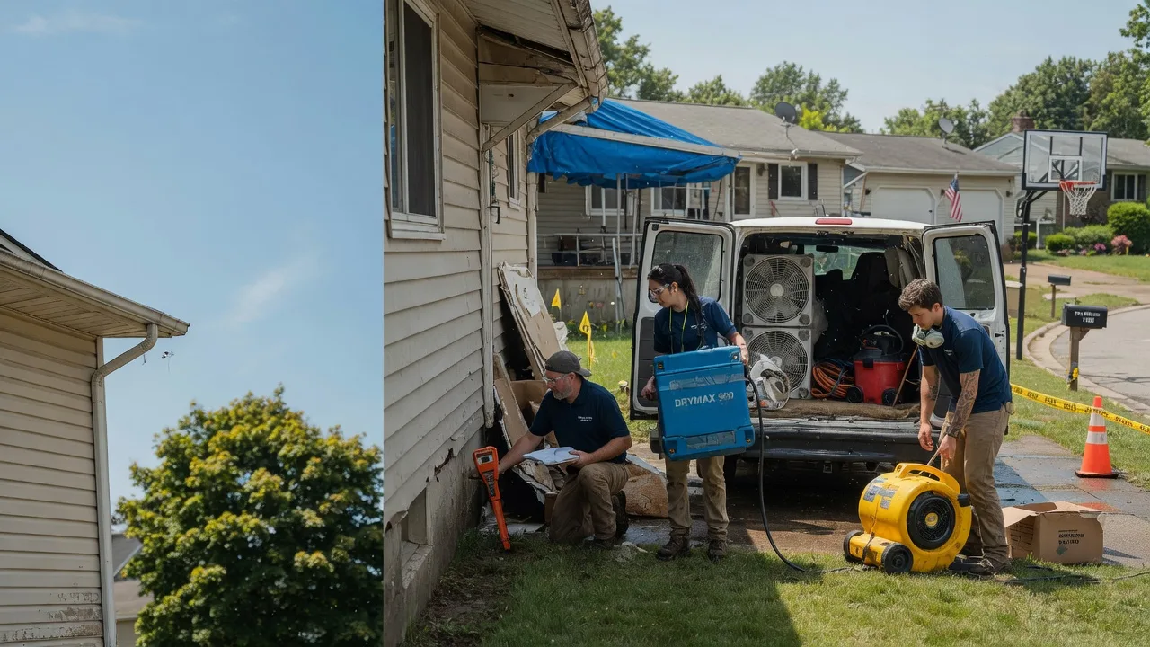 Ceiling Leak Cleanup in Golden Eagle, IL near me