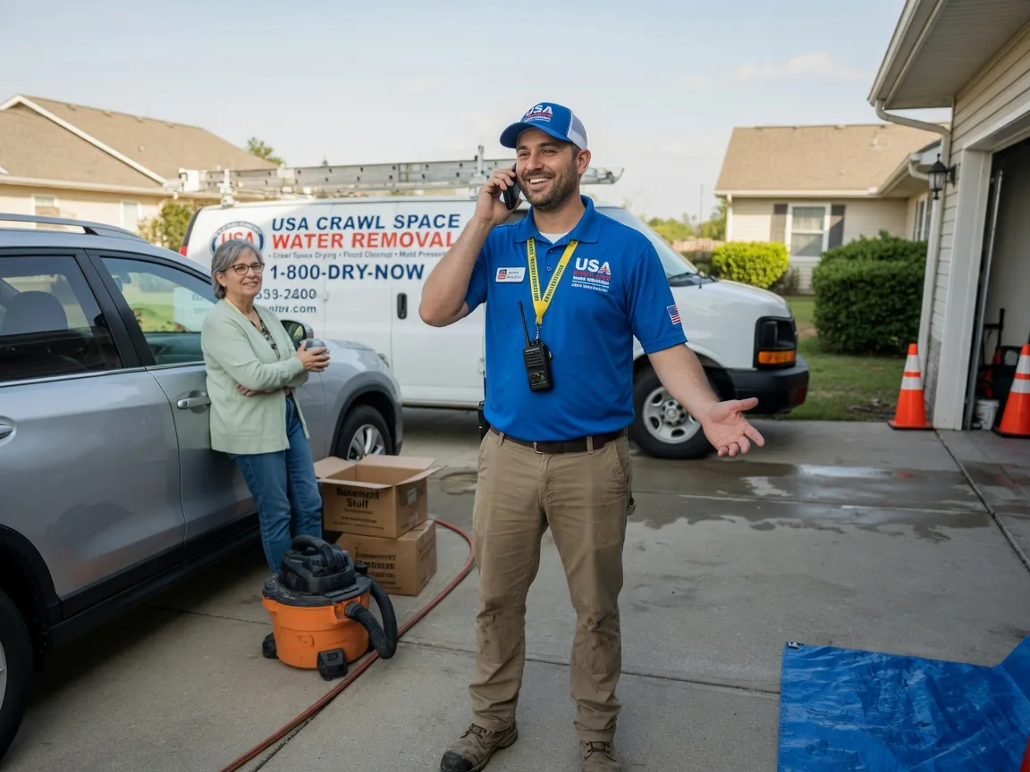 Crawl Space Water Removal Golden Eagle, IL FAQs